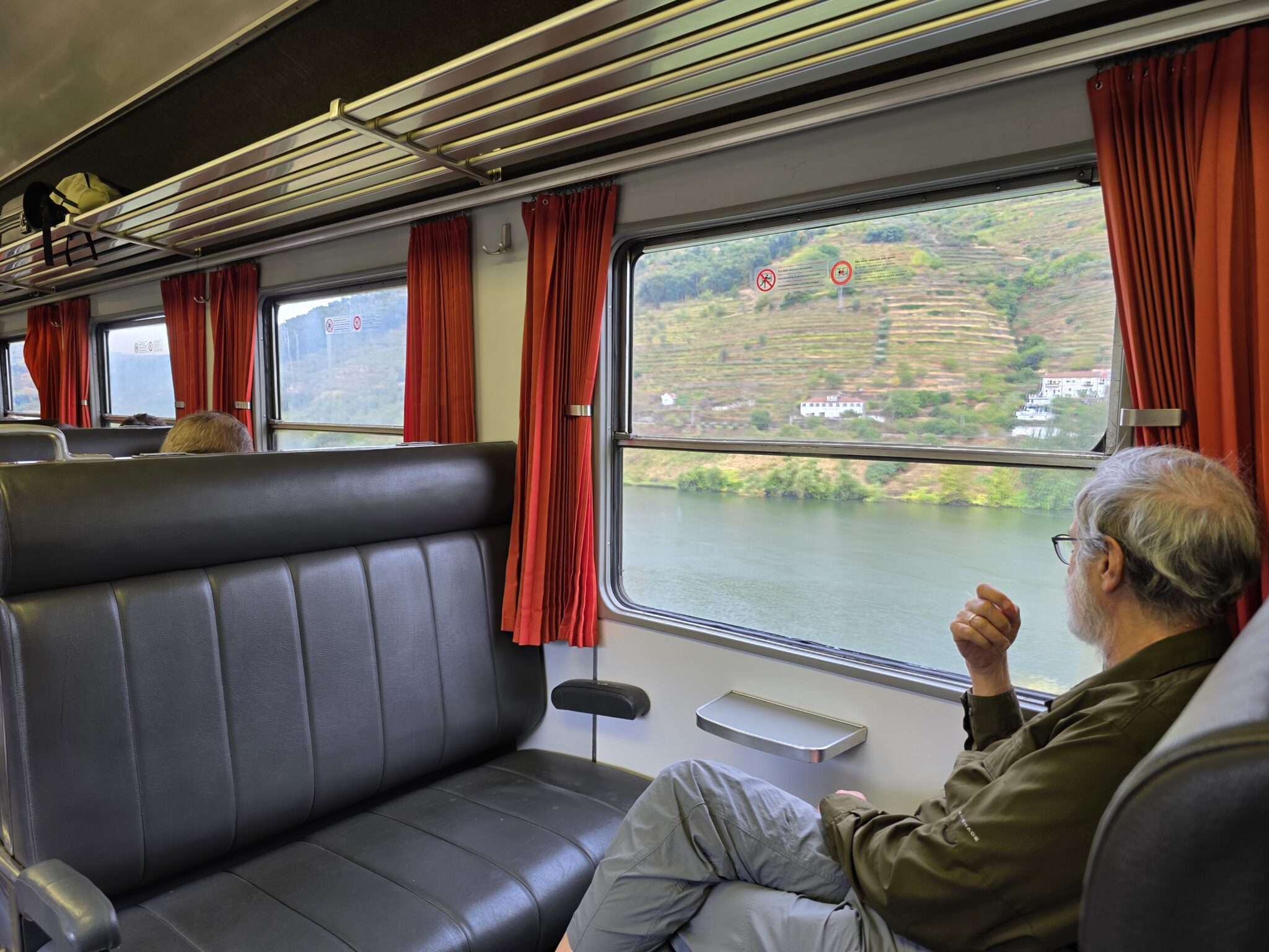 Enjoying the train