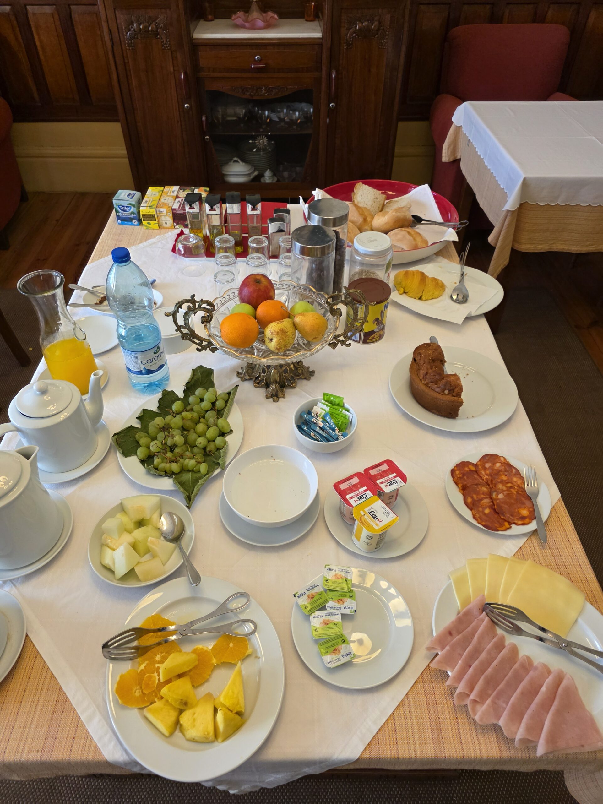 Breakfast at hotel
