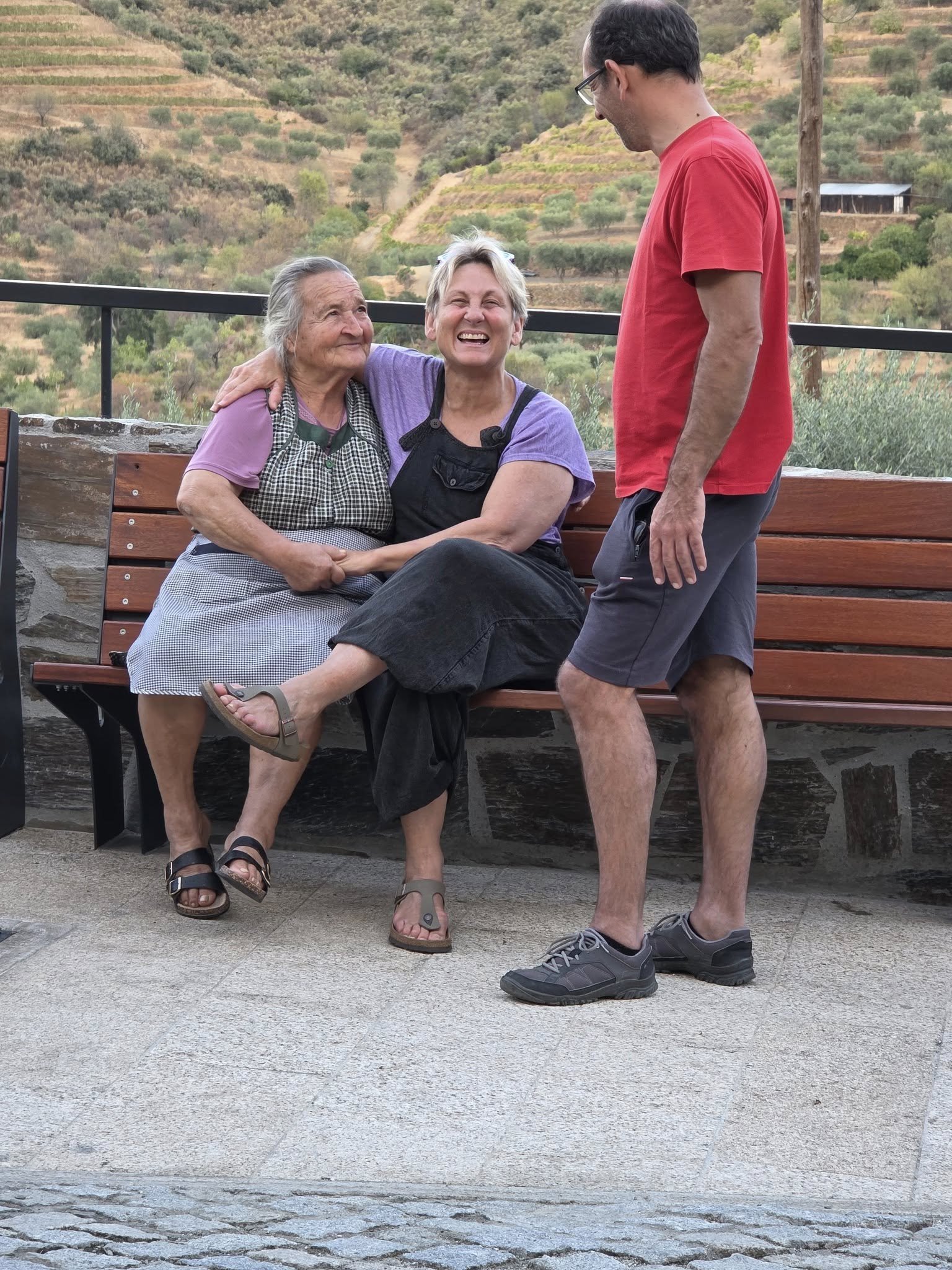 Meeting locals